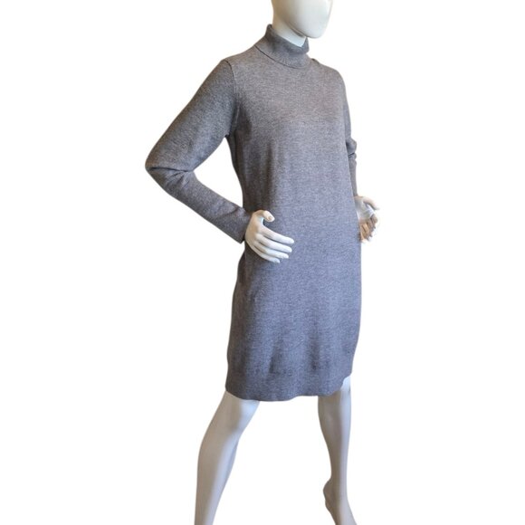 🏷️NWT - EXPRESS Gray Turtleneck Sweater Dress sz XL - NWT🏷️ - Picture 1 of 6